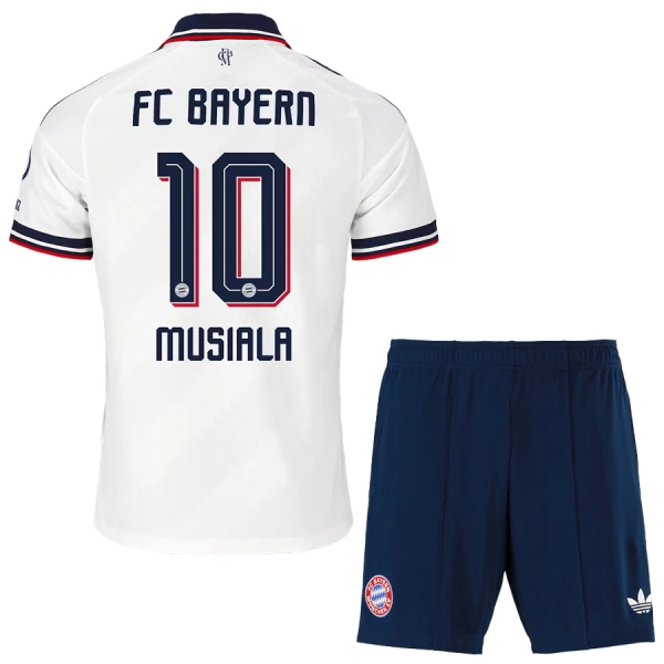 Dječji FC Bayern München Jamal Musiala 10 Gostujući Dres i šorc 2026/27 Dječji FC Bayern München Jamal Musiala 10 Gostujući Dres i šorc 2026/27