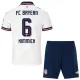 Dječji FC Bayern München Joshua Kimmich 6 Gostujući Dres i šorc 2026/27 Dječji FC Bayern München Joshua Kimmich 6 Gostujući Dres i šorc 2026/27