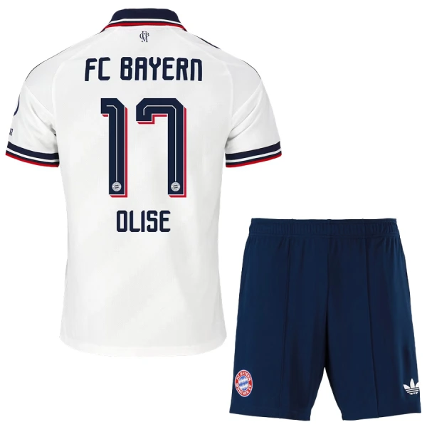 Dječji FC Bayern München Michael Olise 17 Gostujući Dres i šorc 2026/27 Dječji FC Bayern München Michael Olise 17 Gostujući Dres i šorc 2026/27