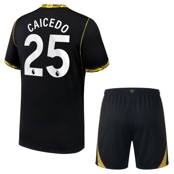 Dječji Chelsea Moisés Caicedo 25 Gostujući Dres i šorc 2026/27 Dječji Chelsea Moisés Caicedo 25 Gostujući Dres i šorc 2026/27