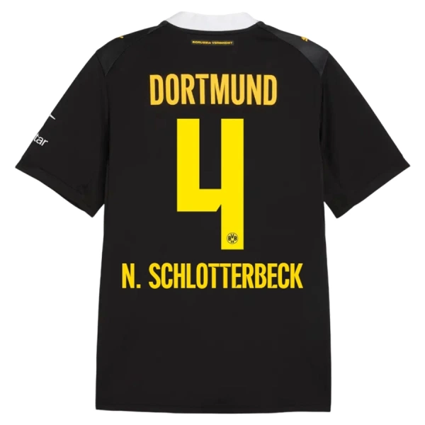 Borussia Dortmund Nico Schlotterbeck 4 Gostujući Dres 2026/27 Borussia Dortmund Nico Schlotterbeck 4 Gostujući Dres 2026/27