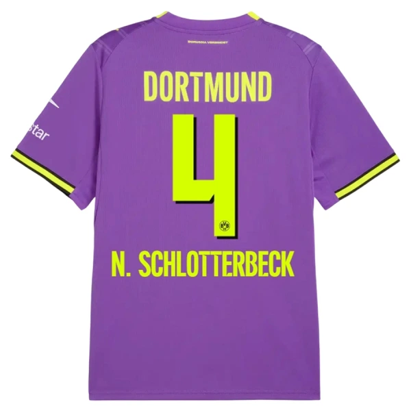 Borussia Dortmund Nico Schlotterbeck 4 Treći Dres 2026/27 Borussia Dortmund Nico Schlotterbeck 4 Treći Dres 2026/27