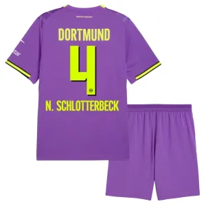 Dječji Borussia Dortmund Nico Schlotterbeck 4 Treći Dres i šorc 2026/27