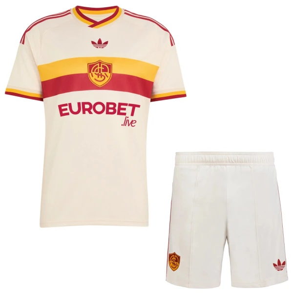 Dječji AS Roma Gostujući Dres i šorc 2026/27 Dječji AS Roma Gostujući Dres i šorc 2026/27