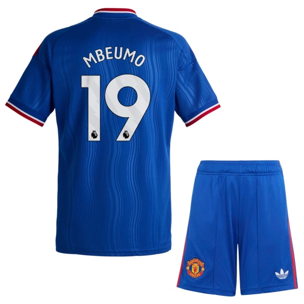 Dječji Manchester United Bryan Mbeumo 19 Gostujući Dres i šorc 2026/27 Dječji Manchester United Bryan Mbeumo 19 Gostujući Dres i šorc 2026/27