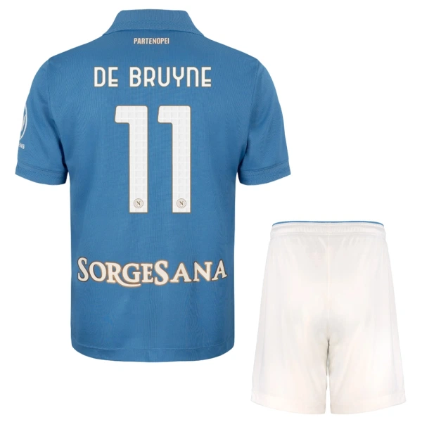 Dječji SSC Napoli Kevin De Bruyne 11 Domaći Dres i šorc 2026/27 Dječji SSC Napoli Kevin De Bruyne 11 Domaći Dres i šorc 2026/27
