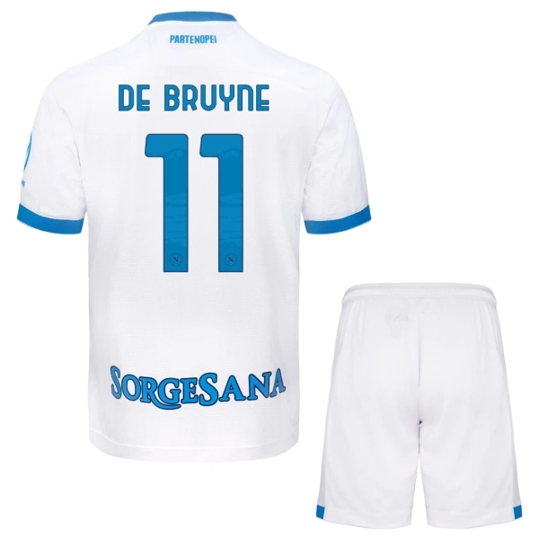Dječji SSC Napoli Kevin De Bruyne 11 Gostujući Dres i šorc 2026/27 Dječji SSC Napoli Kevin De Bruyne 11 Gostujući Dres i šorc 2026/27