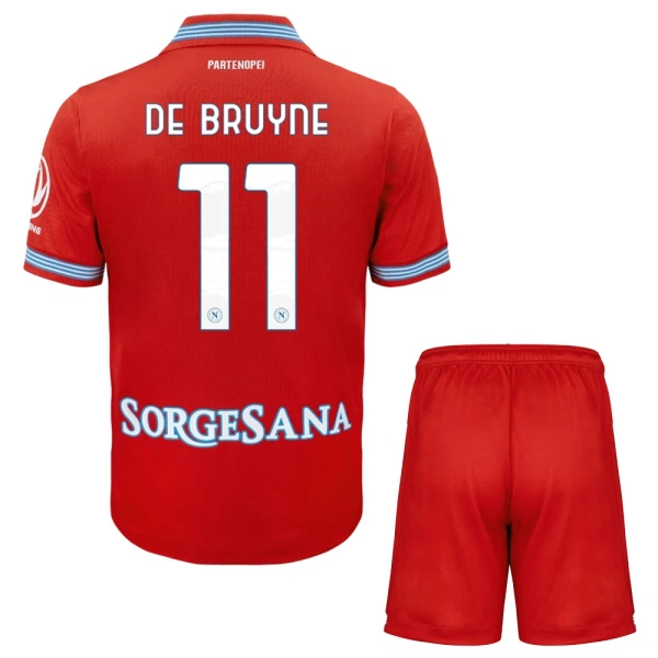 Dječji SSC Napoli Kevin De Bruyne 11 Treći Dres i šorc 2026/27 Dječji SSC Napoli Kevin De Bruyne 11 Treći Dres i šorc 2026/27