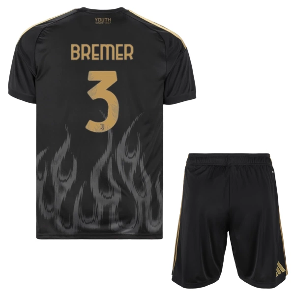 Dječji Juventus Bremer 3 Treći Dres i šorc 2026/27 Dječji Juventus Bremer 3 Treći Dres i šorc 2026/27