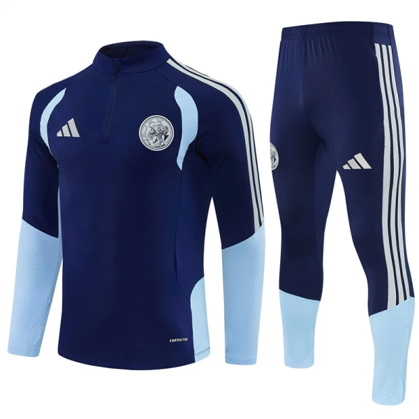 Ajax Trening sweatshirt i hlače komplet Četvrtina Zip 2026/27 Plava Ajax Trening sweatshirt i hlače komplet Četvrtina Zip 2026/27 Plava