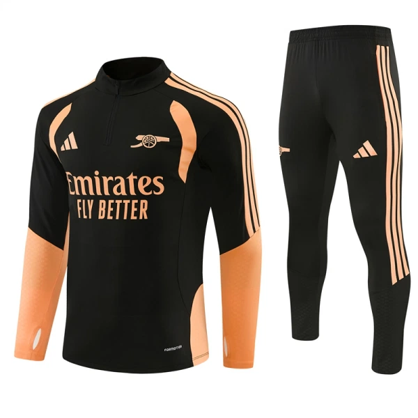Arsenal Trening sweatshirt i hlače komplet Četvrtina Zip 2026/27 Crna Arsenal Trening sweatshirt i hlače komplet Četvrtina Zip 2026/27 Crna