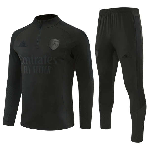Arsenal Trening sweatshirt i hlače komplet Četvrtina Zip 2026/27 Crna Arsenal Trening sweatshirt i hlače komplet Četvrtina Zip 2026/27 Crna