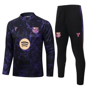 Barcelona Trening sweatshirt i hlače komplet Četvrtina Zip 2026/27 Crna