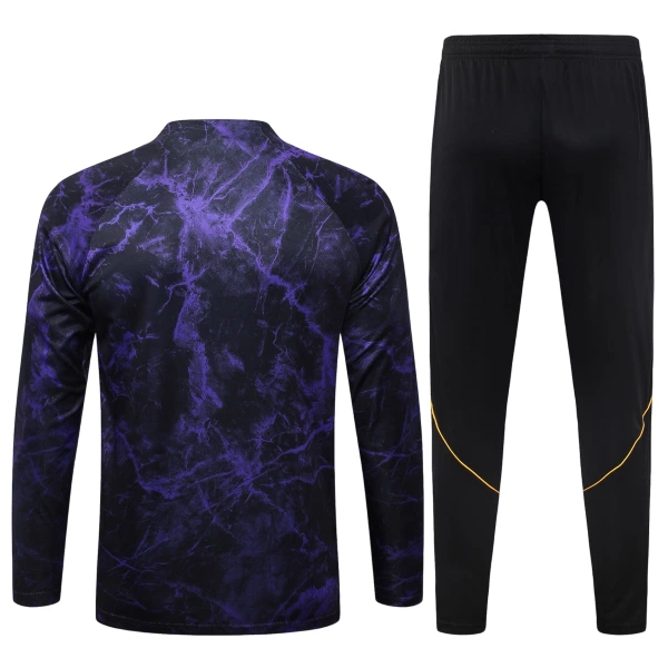 Barcelona Trening sweatshirt i hlače komplet Četvrtina Zip 2026/27 Crna