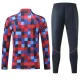 Barcelona Trening sweatshirt i hlače komplet Četvrtina Zip 2026/27 Crvena