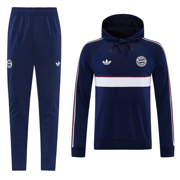 Bayern München Komplet trenirke s kapuljačom 2026/27 Navy Bayern München Komplet trenirke s kapuljačom 2026/27 Navy