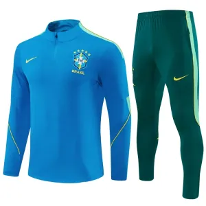 Brazil Trening sweatshirt i hlače komplet Četvrtina Zip 2026/27 Plava