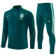 Brazil Trening sweatshirt i hlače komplet Četvrtina Zip 2026/27 Zelena Brazil Trening sweatshirt i hlače komplet Četvrtina Zip 2026/27 Zelena