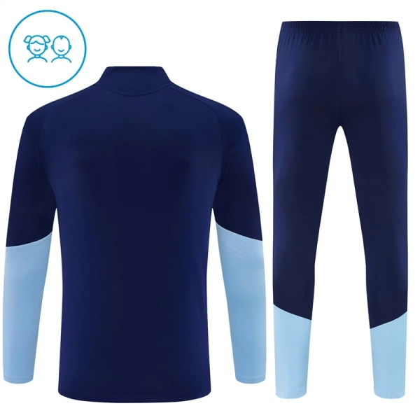 Dječji Ajax Trening sweatshirt i hlače komplet Četvrtina Zip 2026/27 Plava