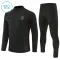 Dječji Arsenal Trening sweatshirt i hlače komplet Četvrtina Zip 2026/27 Crna