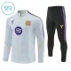 Dječji Barcelona Trening sweatshirt i hlače komplet Četvrtina Zip 2026/27 Bijela