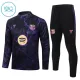 Dječji Barcelona Trening sweatshirt i hlače komplet Četvrtina Zip 2026/27 Crna Dječji Barcelona Trening sweatshirt i hlače komplet Četvrtina Zip 2026/27 Crna