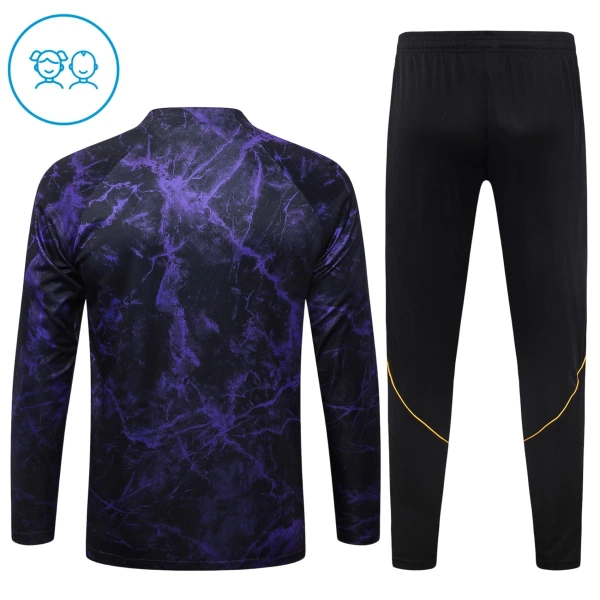 Dječji Barcelona Trening sweatshirt i hlače komplet Četvrtina Zip 2026/27 Crna