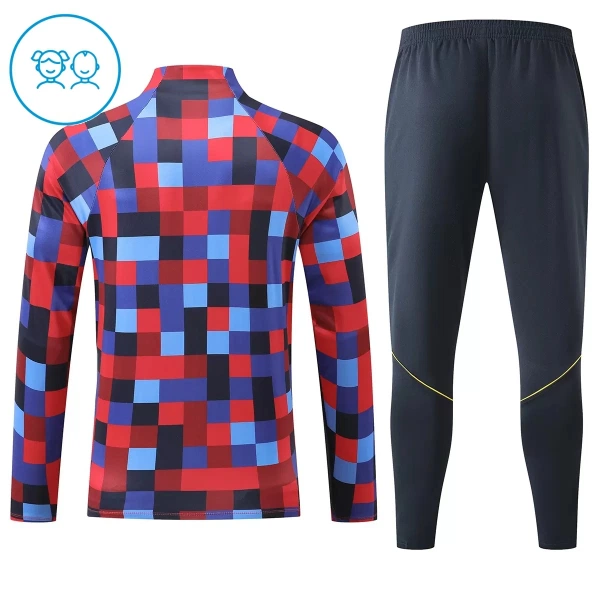 Dječji Barcelona Trening sweatshirt i hlače komplet Četvrtina Zip 2026/27 Crvena