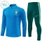 Dječji Brazil Trening sweatshirt i hlače komplet Četvrtina Zip 2026/27 Plava