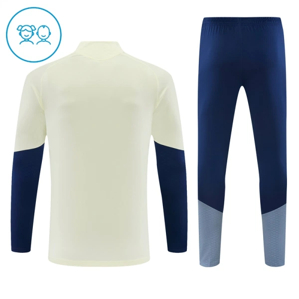 Dječji FC Bayern München Trening sweatshirt i hlače komplet Četvrtina Zip 2026/27 Bijela