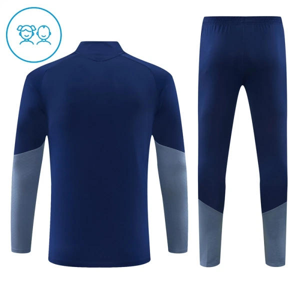 Dječji FC Bayern München Trening sweatshirt i hlače komplet Četvrtina Zip 2026/27 Plava