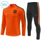Dječji Nizozemska Trening sweatshirt i hlače komplet Četvrtina Zip 2026/27 Narančasta
