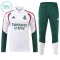 Dječji Real Madrid Trening sweatshirt i hlače komplet Četvrtina Zip 2026/27 Bijela