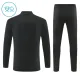 Dječji Real Madrid Trening sweatshirt i hlače komplet Četvrtina Zip 2026/27 Crna