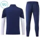 Dječji Real Madrid Trening sweatshirt i hlače komplet Četvrtina Zip 2026/27 Plava