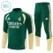 Dječji Real Madrid Trening sweatshirt i hlače komplet Četvrtina Zip 2026/27 Zelena