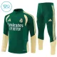 Dječji Real Madrid Trening sweatshirt i hlače komplet Četvrtina Zip 2026/27 Zelena Dječji Real Madrid Trening sweatshirt i hlače komplet Četvrtina Zip 2026/27 Zelena