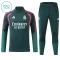 Dječji Real Madrid Trening sweatshirt i hlače komplet Četvrtina Zip 2026/27 Zelena