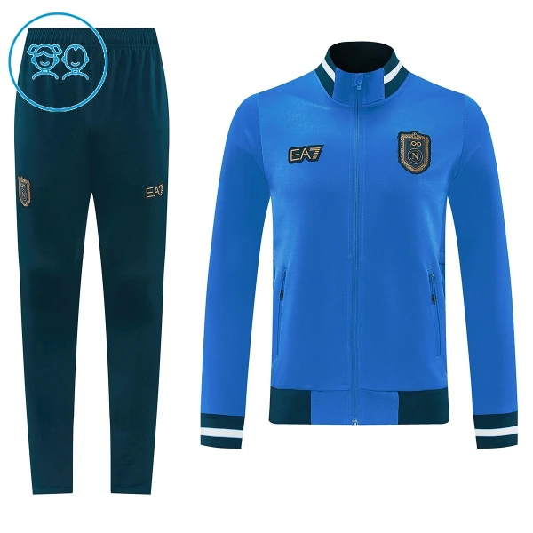 Dječji SSC Napoli Trenirka jakna odijelo 2026/27 Plava Dječji SSC Napoli Trenirka jakna odijelo 2026/27 Plava