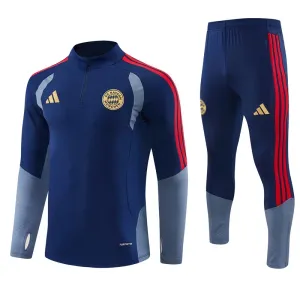 FC Bayern München Trening sweatshirt i hlače komplet Četvrtina Zip 2026/27 Plava