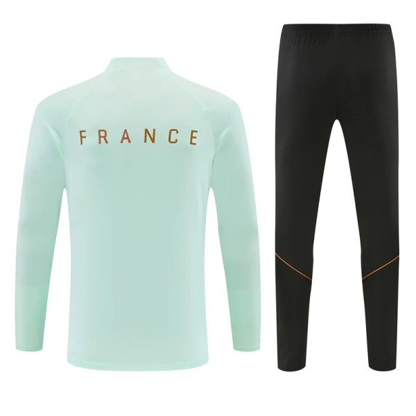 Francuska Trening sweatshirt i hlače komplet Četvrtina Zip 2026/27 Bijela