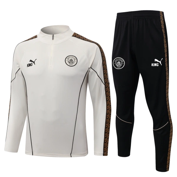 Manchester City Trening sweatshirt i hlače komplet Četvrtina Zip 2026/27 Siva Manchester City Trening sweatshirt i hlače komplet Četvrtina Zip 2026/27 Siva