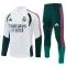 Real Madrid Trening sweatshirt i hlače komplet Četvrtina Zip 2026/27 Bijela