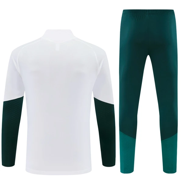 Real Madrid Trening sweatshirt i hlače komplet Četvrtina Zip 2026/27 Bijela