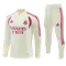 Real Madrid Trening sweatshirt i hlače komplet Četvrtina Zip 2026/27 Bijela