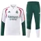 Real Madrid Trening sweatshirt i hlače komplet Četvrtina Zip 2026/27 Bijela