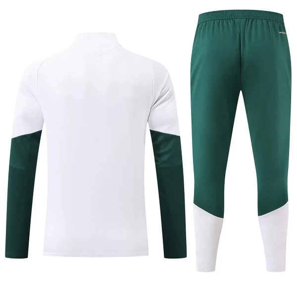 Real Madrid Trening sweatshirt i hlače komplet Četvrtina Zip 2026/27 Bijela