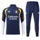 Real Madrid Trening sweatshirt i hlače komplet Četvrtina Zip 2026/27 Plava Real Madrid Trening sweatshirt i hlače komplet Četvrtina Zip 2026/27 Plava