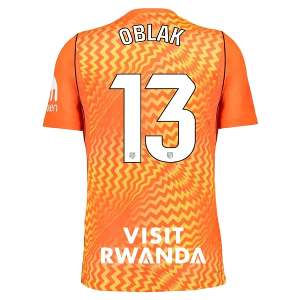 Atlético Madrid Jan Oblak 13 Golman Dres 2026/27 Narančasta Atlético Madrid Jan Oblak 13 Golman Dres 2026/27 Narančasta