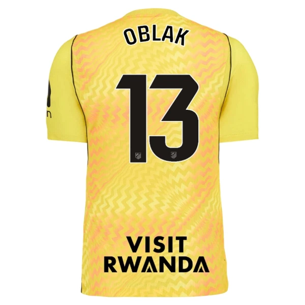 Atlético Madrid Jan Oblak 13 Golman Dres 2026/27 Žuta Atlético Madrid Jan Oblak 13 Golman Dres 2026/27 Žuta